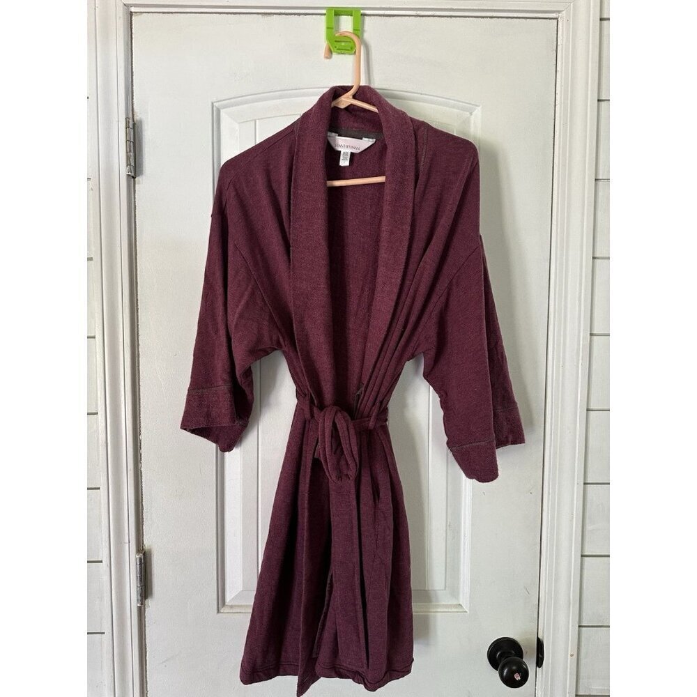 Stan Herman Women's Robe Large Burgandy